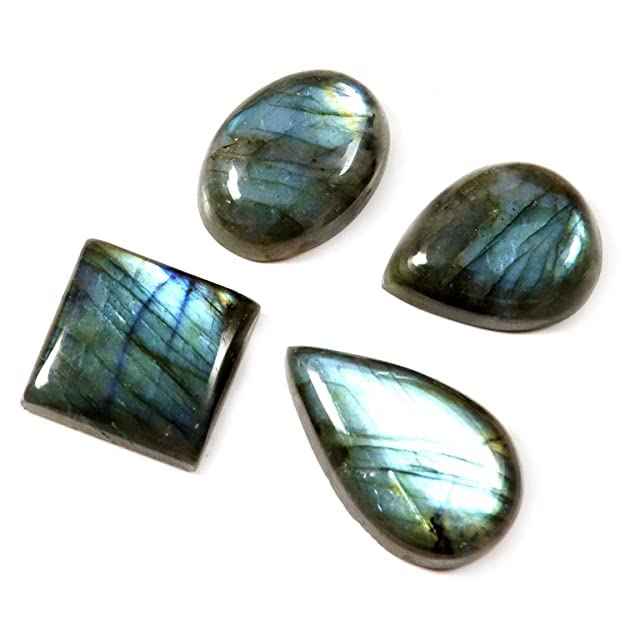 Natural Labradorite Healing Crystal AAA Grade Cabochons - Single Stone (20 mm to 30 mm Approx.) Default Title